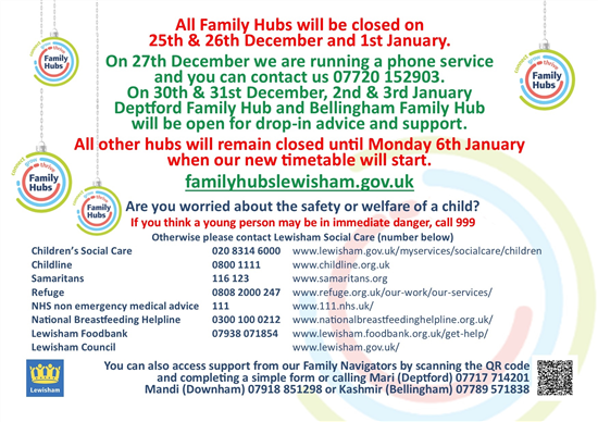 xmas closure notice