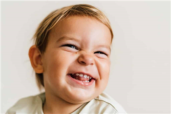 Excited Face Of A Small Baby Toddler