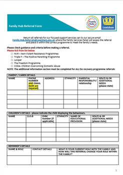 Image of Referral Form